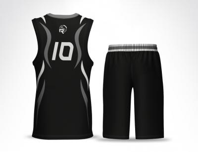 Pro V Neck Basketball Uniform BG